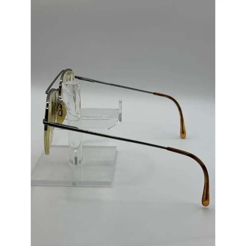 Vintage ZEISS HITEC 5670TT Eyeglasses Gunmetal 55-17-145 Frame Japan